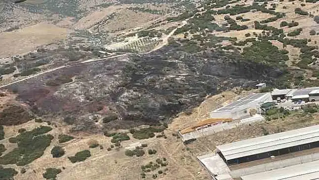 Menemen'deki yangın kontrol altında