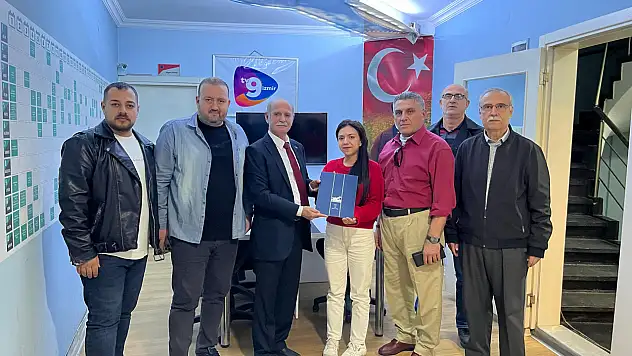 MİLLET PARTİSİ'NDEN TV9 ÖDEMİŞ ŞUBESİNE ZİYARET