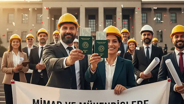 MİMAR VE MÜHENDİSLERE YEŞİL PASAPORT YOLU AÇILIYOR
