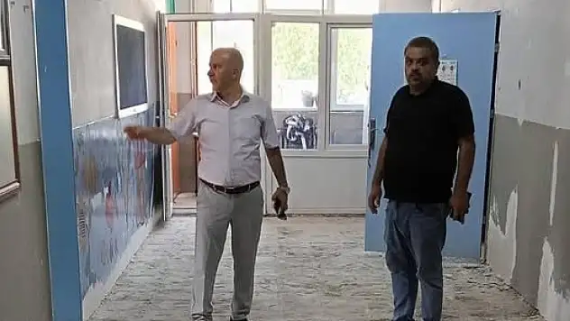 Müdür Serdar Ökay'dan İsmet İnönü Ortaokulu'na İnceleme Ziyareti