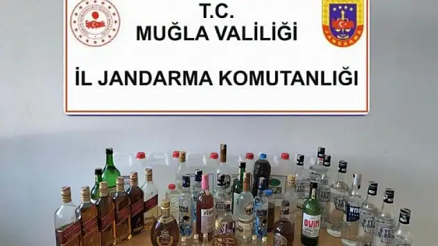 Muğla Yatağan'da kaçak içki operasyonu: 3 gözaltı