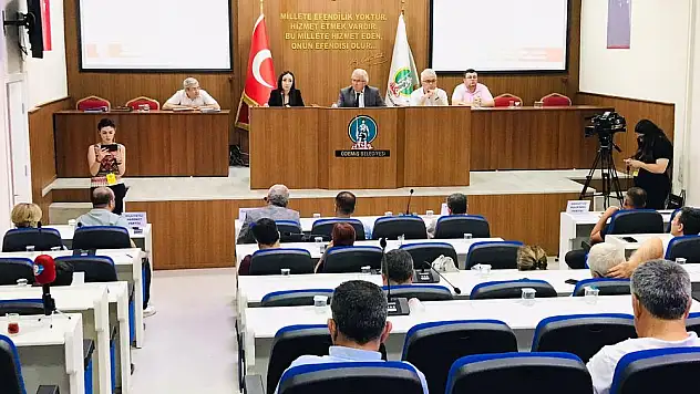 Ödemiş belediyesi haziran ayı meclis toplantısı tartışmalı geçti