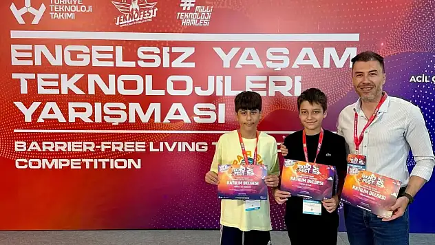 Ödemiş Bilsem Öğrencilerinden TEKNOFEST'te Gururlandıran Derece