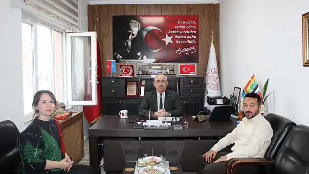 ÖDEMİŞ EKİN SANAT DANS AKADEMİSİ'NDEN İLÇE MİLLÎ EĞİTİM MÜDÜRLÜĞÜ'NE ZİYARET