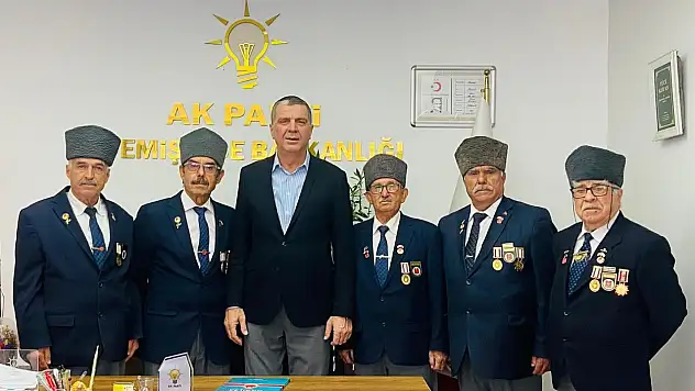 Ödemiş Gaziler Derneği'nden AK Parti İlçe Teşkilatına Ziyaret