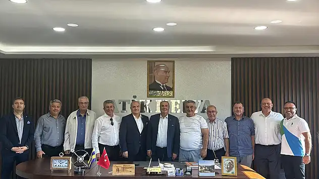 ÖDEMİŞ TİCARET ODASI HEYETİNDEN ATİK TAHİN HELVA TESİSİNE ZİYARET