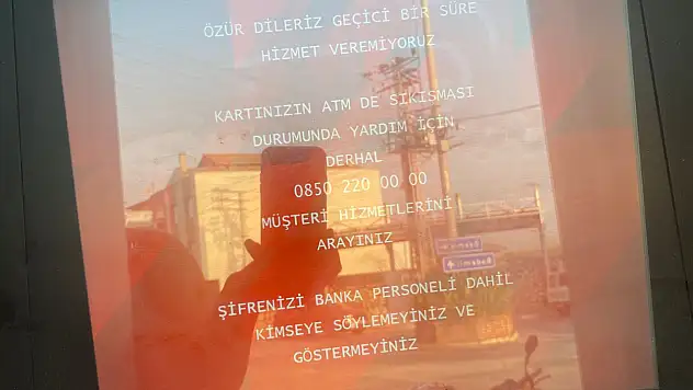 Ovakent Mahallesi'nde ATM Arızası Vatandaşı Mağdur Ediyor