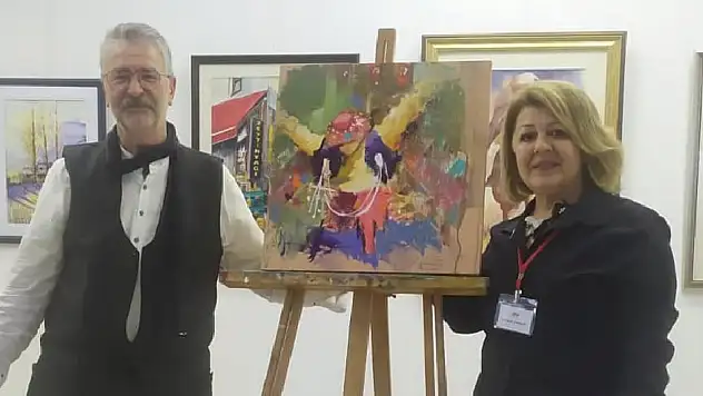 Ressam Kasap Zeybek'leri Bursa'da Tanıttı