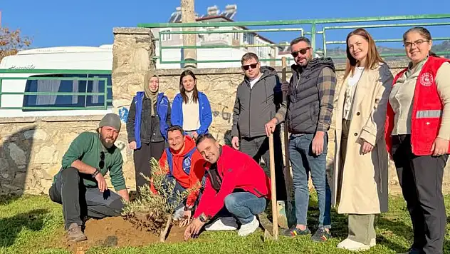 SEYYAH ÖMER VE GEZGİN NECİP BAYINDIR'DA FİDAN DİKTİ GENÇLİK MERKEZİ DESTEK VERDİ