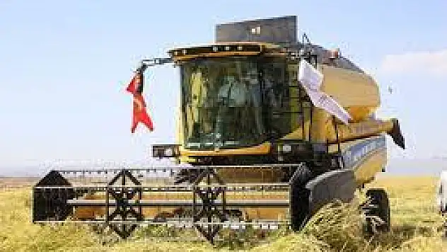 Tescilli Karacadağ pirincinin hasadına başlandı