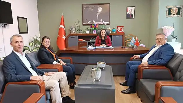 Tire Belediyesi'nden İlçe Milli Eğitim Müdürlüğü'ne Ziyaret