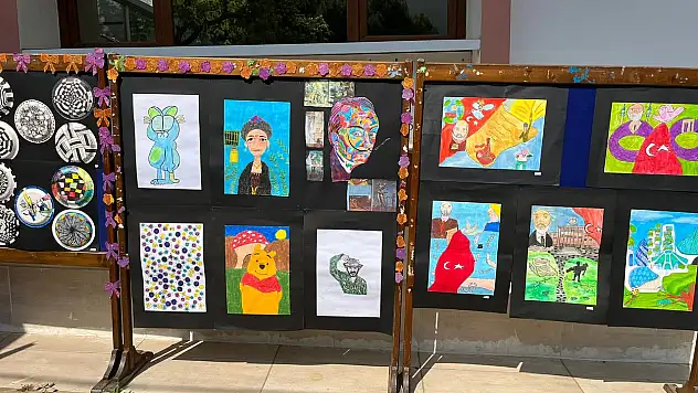 Tire BİLSEM'de Yıl Sonu Sergisi Coşkusu