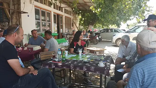 Tire'de Cuma Buluşmaları Kapsamında Üreticiler Bilgilendirildi