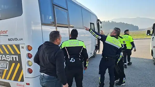 Tire'de Okul Servislerine Sıkı Denetim