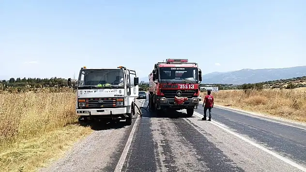Tire Karateke Mahallesi'nde Orman Yangını Söndürüldü
