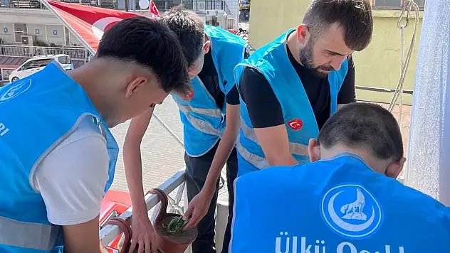 ÜLKÜ OCAKLARI BEYDAĞ İLÇE BAŞKANLIĞINDAN PERMAKÜLTÜR ÇALIŞMASI