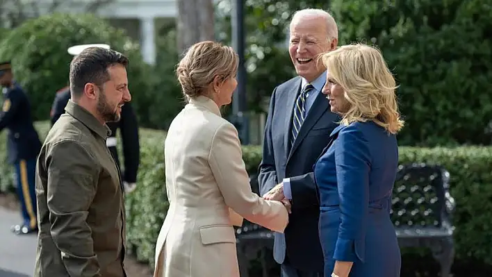 ABD Başkanı Biden, Ukrayna Devlet Başkanı Zelenski’yi Beyaz Saray’da ağırladı