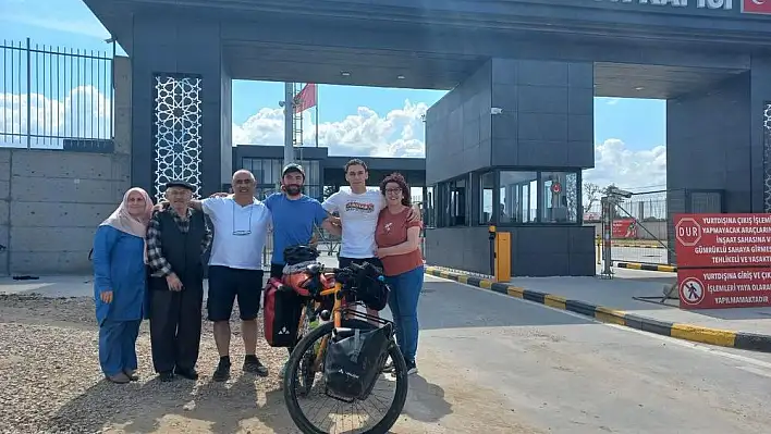 Almanya'dan yola çıktı, 33 gün pedal çevirerek Türkiye’ye geldi