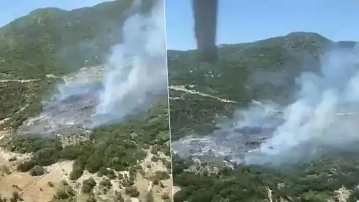 Antalya Kaş’ta yangın