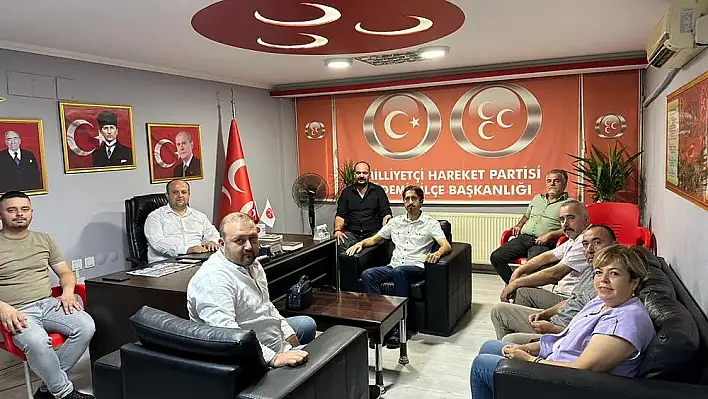 Aris Medya'dan MHP İlçe Başkanlığına Hayırlı Olsun Ziyareti