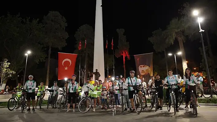 Avrupa Hareketlilik Haftası  bisiklet sürüşü Tire’de büyük ilgi gördü