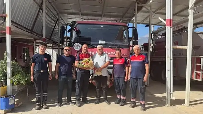 Başkan Coşkun'dan İtfaiyecilere Anlamlı Ziyaret