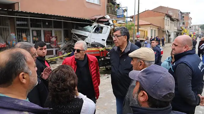 BAŞKAN ERİŞ,'DAHA BÜYÜK KAZALAR VE CAN KAYIPLARI YAŞANMADAN DİLERİM SESİMİZ DUYULUR'