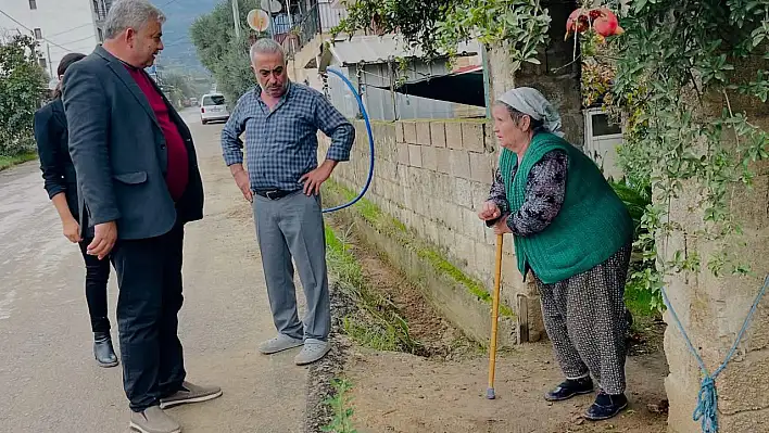 Başkan Nasuh Coşkun, Ceritler Mahallesi'nde Dere Islah Çalışmalarını İnceledi