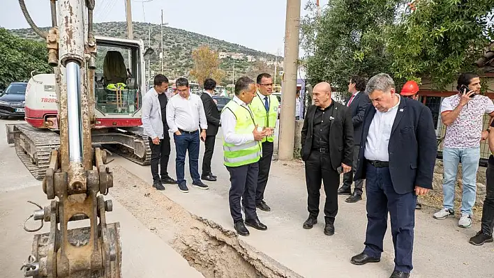Başkan Soyer, Çeşme’deki yatırımları inceledi