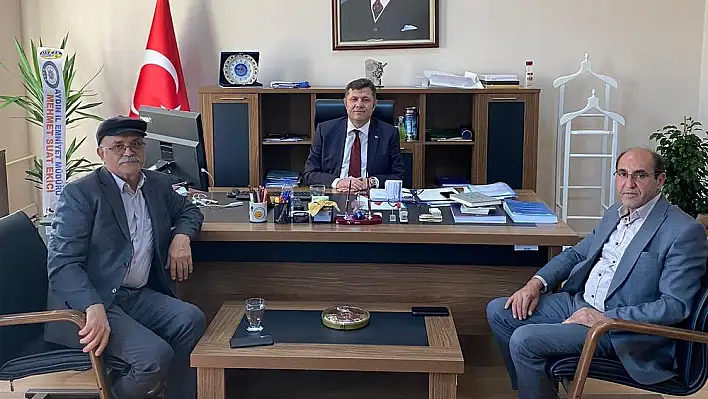 Başkan Süleyman Top, Aydın Vali Yardımcısı Dr. Halil İbrahim Ertekin'i ziyaret etti