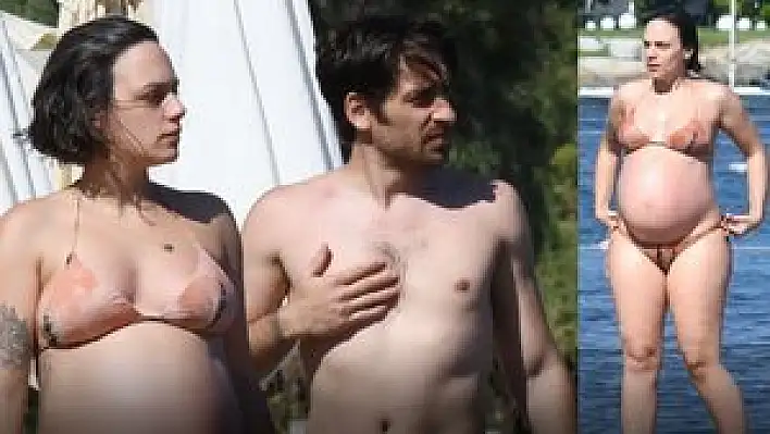 Bora Akkaş ve eşi tatilde! Karpuz aşerdi