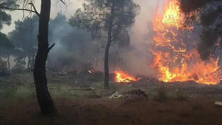 Çanakkale’deki yangın evlere sıçradı: 9 köy boşaltıldı!