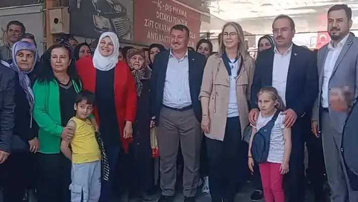 Ceyda Bölünmez Çankırı ve Yaşar Kırkpınar teşekkür için Ödemiş’te