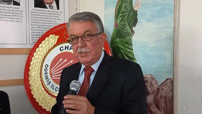 CHP ÖDEMİŞ İLÇE BAŞKANI HAMDİ HALİS'TEN BASIN AÇIKLAMASI