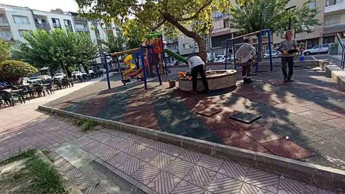 Çocuk parkları istenilen görünüme kavuştu