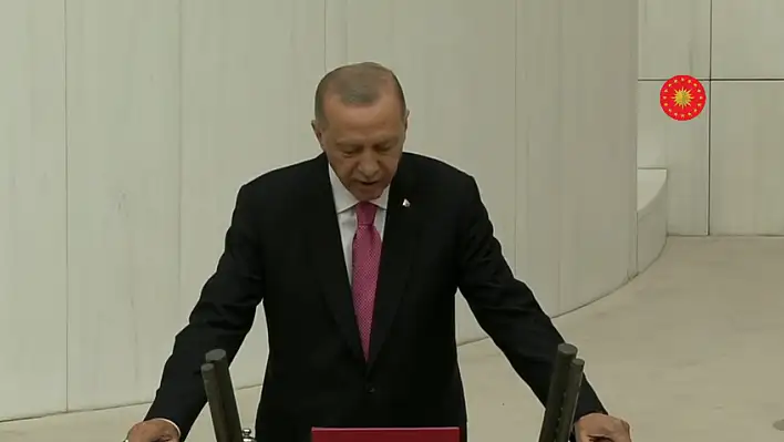 Cumhurbaşkanı Erdoğan TBMM’de yemin etti