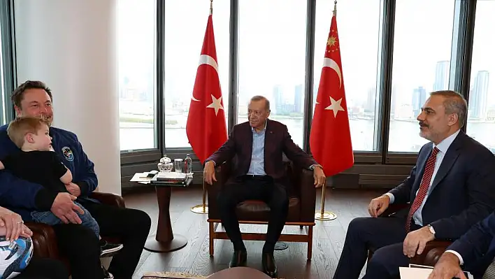 Cumhurbaşkanı Erdoğan, Elon Musk'ı kabul etti