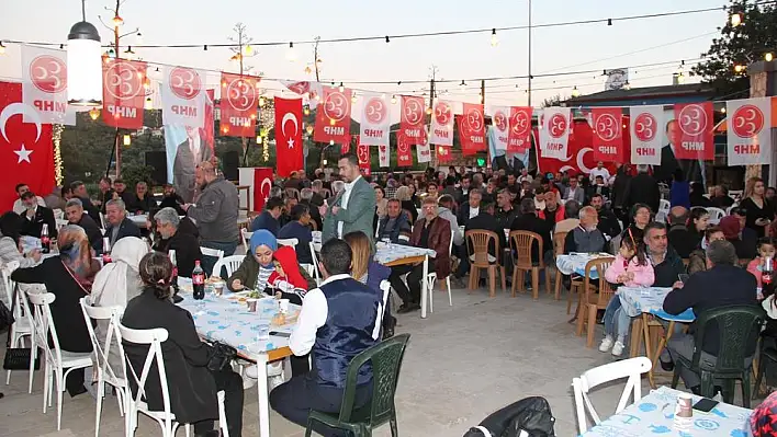 Datça'da MHP'den milletvekili tanıtımı ve iftar yemeği düzenlendi