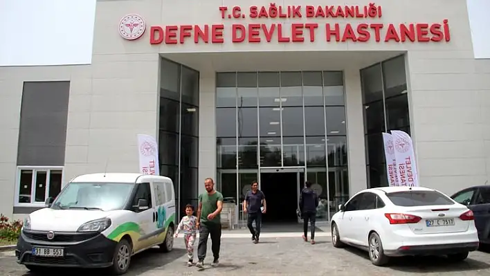 Defne Devlet Hastanesi Cumhurbaşkanı Recep Tayyip Erdoğan’ın Ziyaretinin Ardından Bugün Hasta Kabulüne Başladı