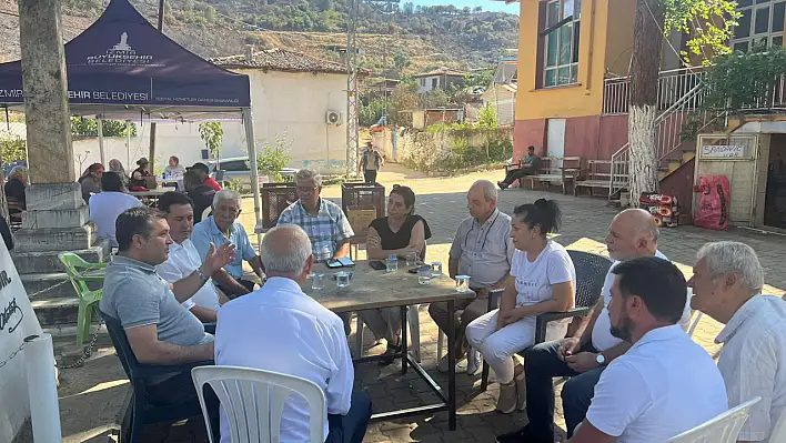 DEMOKRAT PARTİ'DEN ÖDEMİŞ YANGIN BÖLGESİ VE BELEDİYE ZİYARETİ