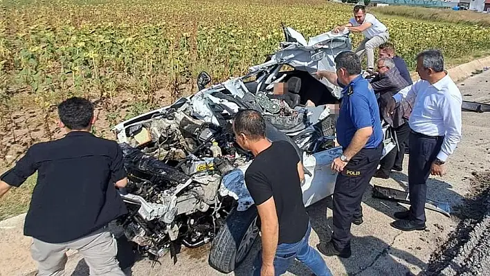 Edirne’de korkunç kaza: 1 polis memur hayatını kaybetti!