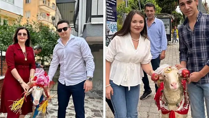 Ege'de Değişmeyen Bayram Geleneği: 'Kurbanlık Gelin Koçu'