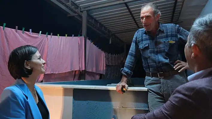 Emine Helil İnay Kınay Beydağ’ı ziyaret etti