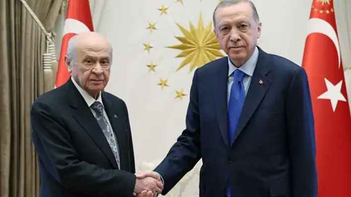 Erdoğan-Bahçeli görüşmesi sona erdi