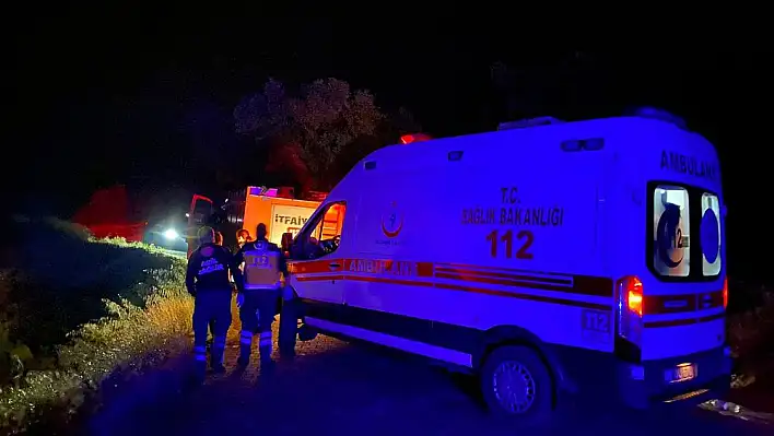 Hakimiyetini kaybeden sürücü uçurumdan yuvarlandı