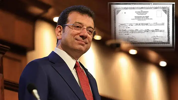 İmamoğlu'nun yüksek lisans diplomasıyla ilgili iptal iddiası gündeme oturdu