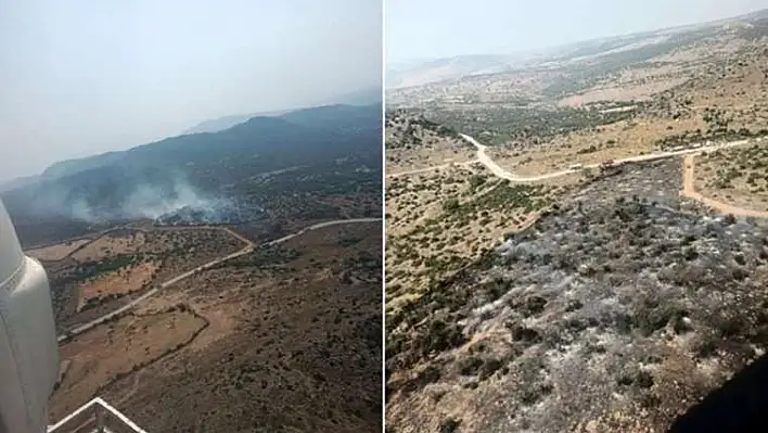 İzmir Aliağa’da orman yangını