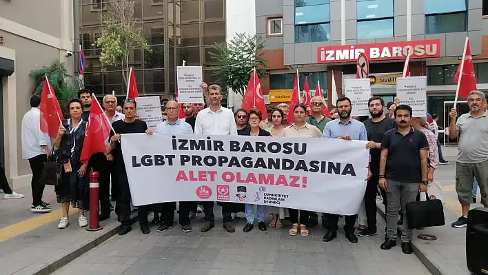 İzmir Barosu'na karşı vatanseverlerden tepki: LGBT elini ailemizden çek!