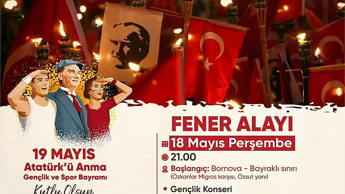 İzmir fener alayına hazırlanıyor