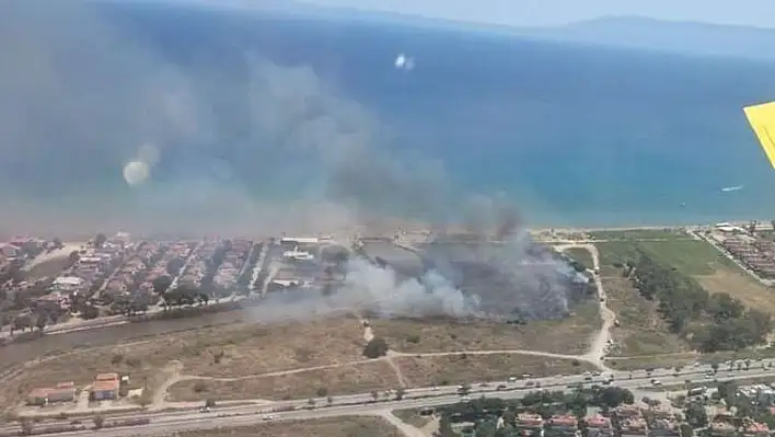 İzmir Seferihisar’da yangın çıktı!